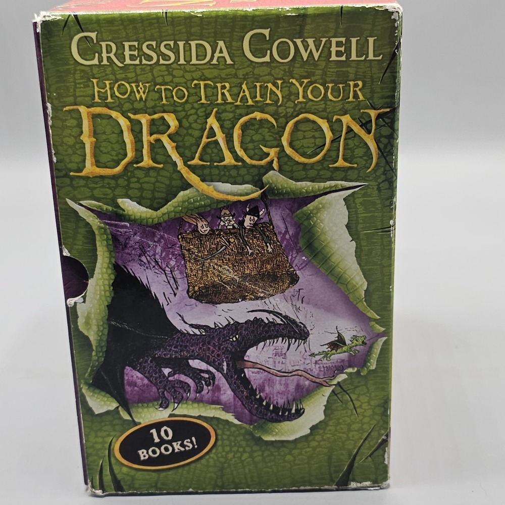 Cressida Cowell How To Train Your Dragon Collection 10 Book Set 1-10 - Picture 3 of 7